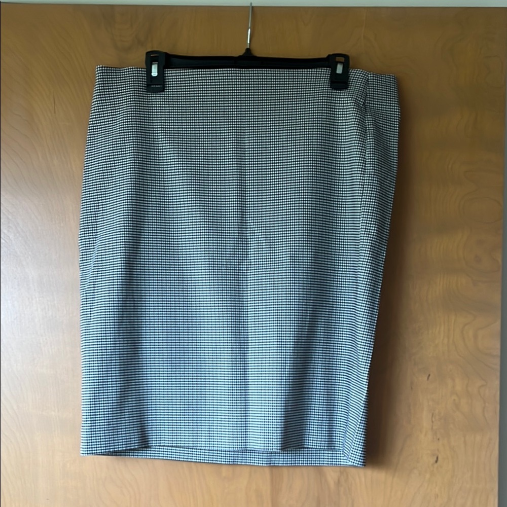 Elle Checkered Skirt Knee-Length Work